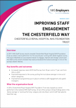 Improving Staff Engagement: The Chesterfield Way: Chesterfield Royal Hospital NHS Foundation Trust